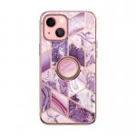 Carcasa stylish Supcase Cosmo Snap compatibila cu iPhone 13 Marble Purple 2 - lerato.ro