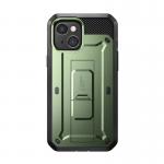 Carcasa 360 grade Supcase Unicorn Beetle Pro compatibila cu iPhone 14 Plus, Protectie display, Verde 2 - lerato.ro