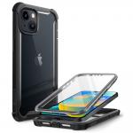 Carcasa 360 grade Supcase i-Blason Ares compatibila cu iPhone 14 Plus, Protectie display, Negru
