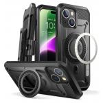 Carcasa 360 grade Supcase Unicorn Beetle Pro MagSafe compatibila cu iPhone 15 Plus, Protectie display, Negru 5 - lerato.ro
