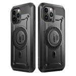 Carcasa 360 grade Supcase Unicorn Beetle Pro MagSafe compatibila cu iPhone 15 Pro, Protectie display, Negru 4 - lerato.ro