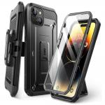 Carcasa 360 grade Supcase Unicorn Beetle Pro compatibila cu iPhone 15, Protectie display, Negru 5 - lerato.ro