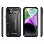 Carcasa 360 grade Supcase Unicorn Beetle Pro compatibila cu iPhone 15, Protectie display, Negru 3 - lerato.ro