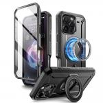 Carcasa 360 grade Supcase Unicorn Beetle Pro MagSafe compatibila cu iPhone 16 Pro Max, Protectie display, Negru 5 - lerato.ro