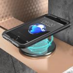 Carcasa 360 grade Supcase Unicorn Beetle Pro compatibila cu iPhone 7/8/SE 2020/2022, Protectie display, Negru