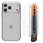 [Combo] iPhone 17 Pro Max, Carcasa Spigen Ultra Hybrid + Folie sticla securizata Spigen Glass tR EZ Fit Pro HD 2 - lerato.ro