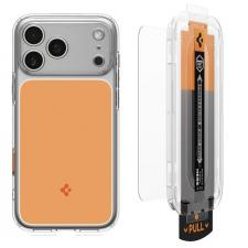[Combo] iPhone 17 Pro Max, Carcasa Spigen Ultra Hybrid T cu MagSafe + Folie sticla securizata Spigen Glass tR EZ Fit Pro HD