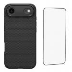 [Combo] iPhone 17 Air, Carcasa Spigen Liquid Air + Folie protectie Mobile Origin Screen Guard Spare Glass Full Coverage 2 - lerato.ro