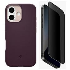 [Combo] iPhone 17, Carcasa Spigen Nano Pop cu MagSafe + Folie sticla securizata Skinarma Privacy