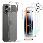 [Combo] iPhone 16 Pro Max, Carcasa Araree A Fit + Set 2 folii sticla pentru ecran si folie camera foto TECH-PROTECT 2 - lerato.ro