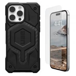 [Combo] iPhone 16 Plus, Carcasa UAG Monarch Pro MagSafe + Folie protectie transparenta UAG Glass Shield