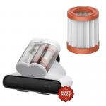 [Combo] Aspirator de mana, Deerma CM980W, Cu fir, UV-C, 450W, 13000Pa, Capacitate colectare 0.6L + Filtru HEPA 2 - lerato.ro