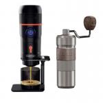 [Combo] Electrocasnice mici, Espressor portabil HiBREW H4-Premium 3 in 1 cu geanta de transport, 15 bar, 80W, 60ml + Rasnita de cafea manuala reglabila HiBREW G4B 2 - lerato.ro