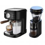 [Combo] Electrocasnice mici, Espressor semi automat cu spumar lapte HiBREW H8A, 19 bar, 1250W, 1500ml + Rasnita de cafea electrica HiBREW G3 2 - lerato.ro