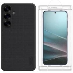 [Combo] Samsung Galaxy S25 Plus, Carcasa Nillkin Frosted Shield Pro Magnetic + Folie protectie Spigen Elite Shield EZ FIT HD
