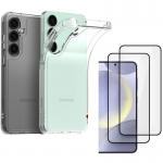 [Combo] Samsung Galaxy S25 Plus, Carcasa Araree Flexield + 2 folii protectie HOFI Full Cover Pro Tempered Glass 0.3mm 2 - lerato.ro