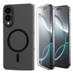 [Combo] Samsung Galaxy S25 Edge, Carcasa TECH-PROTECT MagSlim MagSafe + 2 folii sticla TECH-PROTECT Glass Fit+