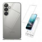 [Combo] Samsung Galaxy S25, Carcasa Ringke Fusion + Folie protectie Spigen Elite Shield EZ FIT HD 2 - lerato.ro