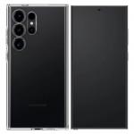 [Combo] Samsung Galaxy S24 Ultra, Carcasa Spigen Liquid Crystal + 2 folii protectie TPU Case friendly Spigen Neo Flex 2 - lerato.ro