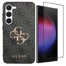 [Combo] Samsung Galaxy S24 Ultra, Husa Guess 4G Big Metal Logo + Folie sticla securizata Uniq Optix Vivid