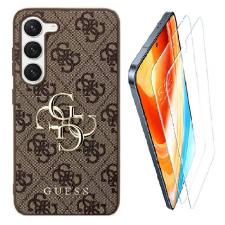 [Combo] Samsung Galaxy S24 Plus, Husa Guess 4G Big Metal Logo + Folie sticla Torras Install Master