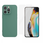 [Combo] Samsung Galaxy S23 Plus, Carcasa Silicone Case + Folie de protectie din sticla PanzerGlass Ultra-Wide Fit 2 - lerato.ro