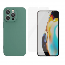 [Combo] Samsung Galaxy S23 Plus, Carcasa Silicone Case + Folie de protectie din sticla PanzerGlass Ultra-Wide Fit