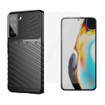 [Combo] Samsung Galaxy S23 Plus, Carcasa Thunder Flexible + Folie de protectie din sticla PanzerGlass Ultra-Wide Fit 2 - lerato.ro