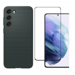 [Combo] Samsung Galaxy S23, Carcasa Spigen Liquid Air + Folie protectie Case Friendly Wozinsky Full Glue Cover 2 - lerato.ro