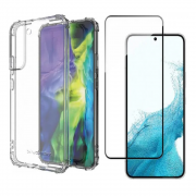 [Combo] Samsung Galaxy S22 Plus, Carcasa Wozinsky Anti Shock + Folie protectie Full Cover Flexi Nano Glass