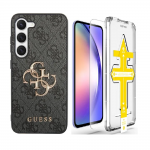 [Combo] Samsung Galaxy A55, Carcasa Guess 4G Big Metal Logo + Folie sticla Mobile Origin Screen Guard 2 - lerato.ro