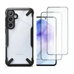 [Combo] Samsung Galaxy A55, Carcasa Ringke Fusion X + 2 folii protectie HOFI Full Cover Pro Tempered Glass 0.3mm 2 - lerato.ro