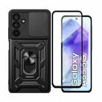 [Combo] Samsung Galaxy A36, Carcasa TECH-PROTECT Cam Shield Pro + Folie Case Friendly Wozinsky Full Glue Cover 2 - lerato.ro