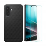 [Combo] Samsung Galaxy A36, Carcasa Spigen Liquid Air + 2 folii sticla Case friendly Spigen GLAStR EZ FIT 2 - lerato.ro