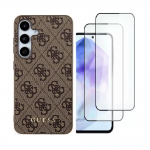 [Combo] Samsung Galaxy A35, Carcasa Guess 4G Metal Gold Logo + 2 folii protectie HOFI Full Cover Pro Tempered Glass 0.3mm 2 - lerato.ro
