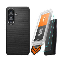[Combo] Samsung Galaxy S26, Carcasa Spigen Liquid Air Mag + 2 folii sticla securizata Spigen Glass.tR EZ Fit Pro HD