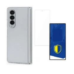 [Combo] Samsung Galaxy Z Fold 7, Carcasa Beline Clear + Folie sticla 3MK HardGlass