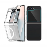 [Combo] Samsung Galaxy Z Flip 6, Carcasa Tech-Protect FlexAir Hybrid + 2 folii sticla Case friendly Spigen GLAStR EZ FIT 2 - lerato.ro