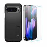 [Combo] Google Pixel 9 Pro XL, Carcasa Spigen Tough Armor + 2 folii sticla Case friendly Spigen GLAStR EZ FIT 2 - lerato.ro