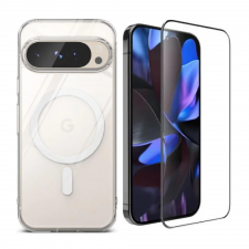 [Combo] Google Pixel 9  / Pixel 9 Pro, Carcasa Ringke Fusion Magnetic + Folie sticla Mobile Origin EasyGlass