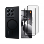 [Combo] Xiaomi 14T, Carcasa TECH-PROTECT MAGMAT + 2 folii protectie HOFI Full Cover Pro 2 - lerato.ro