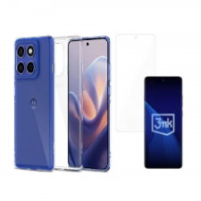 [Combo] Motorola Edge 60 Pro, Carcasa TECH-PROTECT Flexair + Folie protectie ecran 3mk ARC Plus