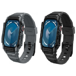 [Combo] Apple Watch, Carcasa Spigen Rugged Armor Pro Dark Grey + Carcasa Spigen Rugged Armor Pro Matte Black