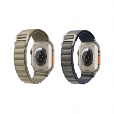 [Combo] Apple Watch, Curea Tech-Protect Nylon Pro Navy/Grey + Curea Tech-Protect Nylon Pro Olive/Titanium