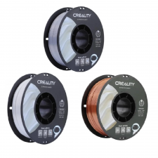 [Combo] Imprimante 3D si Accesorii 3D, Filament 3D Creality CR-PLA Silk Argintiu + Alb + Cupru