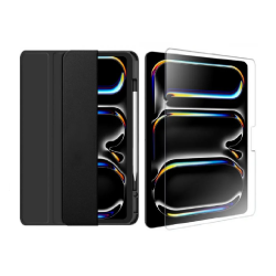 [Combo] iPad Pro 13 inch, Husa Tech-Protect SC Pen Hybrid + Folie sticla Mobile Origin EasyGlass