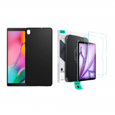 [Combo] iPad Air 6 (11 inch), Carcasa Slim Case + 2 folii protectie ESR UltraFit Tempered Glass