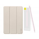 [Combo] iPad Air 4 / 5 / 6, Husa Tech-Protect Smartcase Pen + Stylus Pen Baseus Smooth Wireless Active 2 2 - lerato.ro