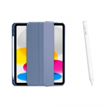 [Combo] iPad 10 (2022), Husa Tech-Protect Smartcase + Stylus Pen Baseus Smooth Writing 2 Lite