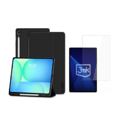 [Combo] Samsung Galaxy Tab S10 FE Plus, Husa Tech-Protect Smartcase Pen + Folie 3mk FlexibleGlass